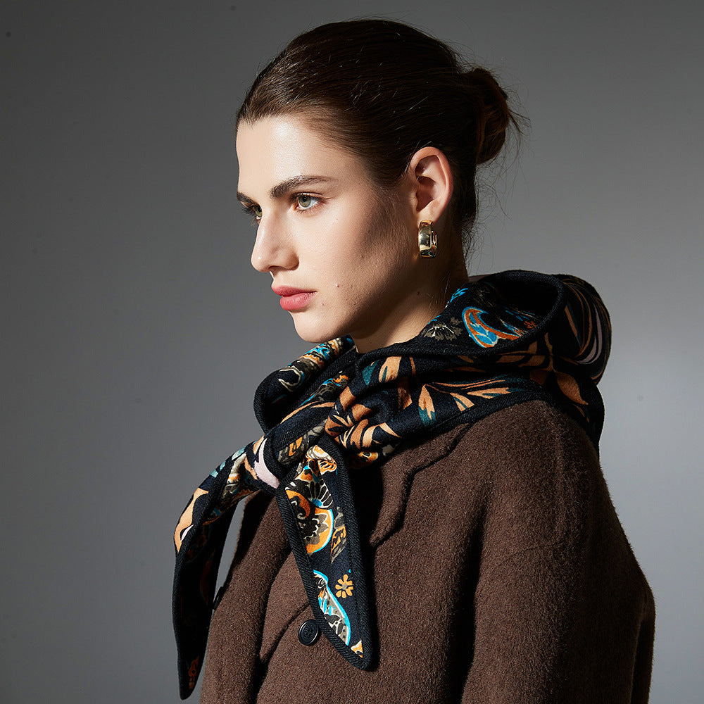 Paisley Small Cape And Shawl Scarf