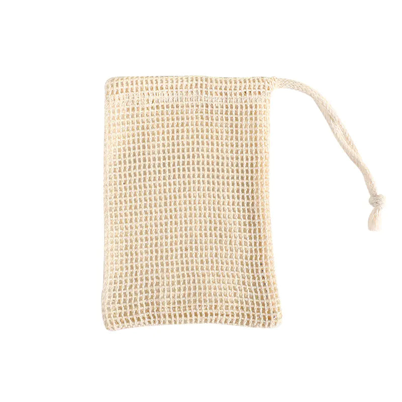 Artisanal Cotton-Linen Soap Pouch