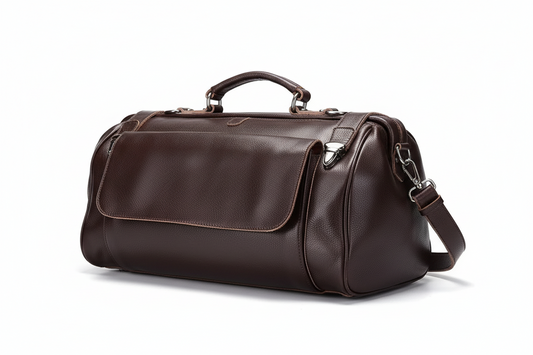 Genuine Leather Business Travel Luggage Bag