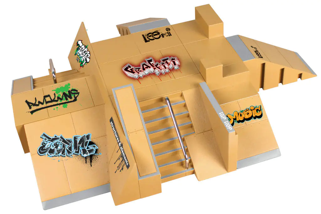 Alloy Mini Skateboard Park Kit