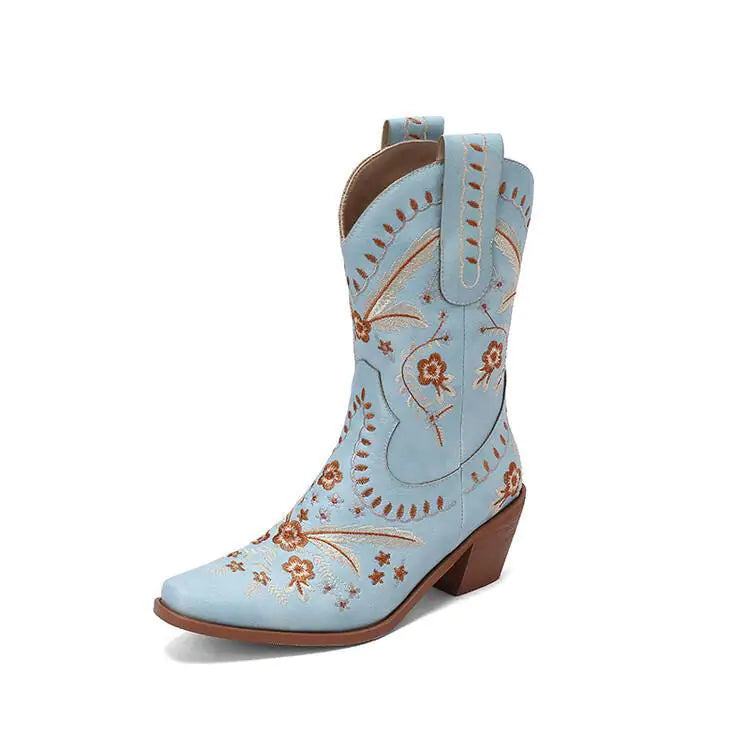 Women's Floral Cowboy Boots