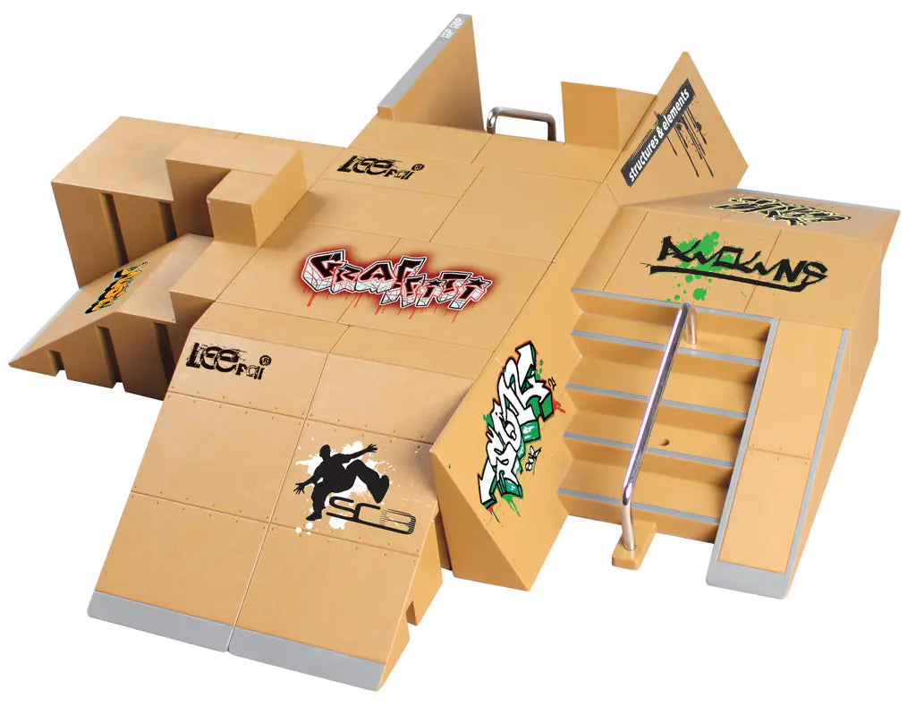 Alloy Mini Skateboard Park Kit