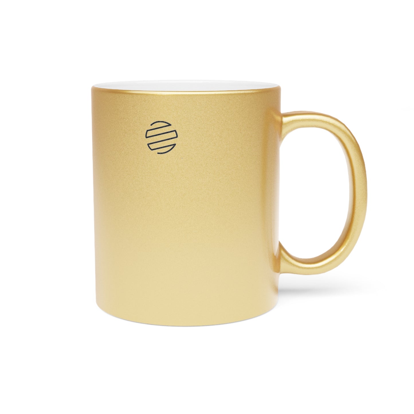 Elegant Metallic Mug | Silver & Gold Tree Design