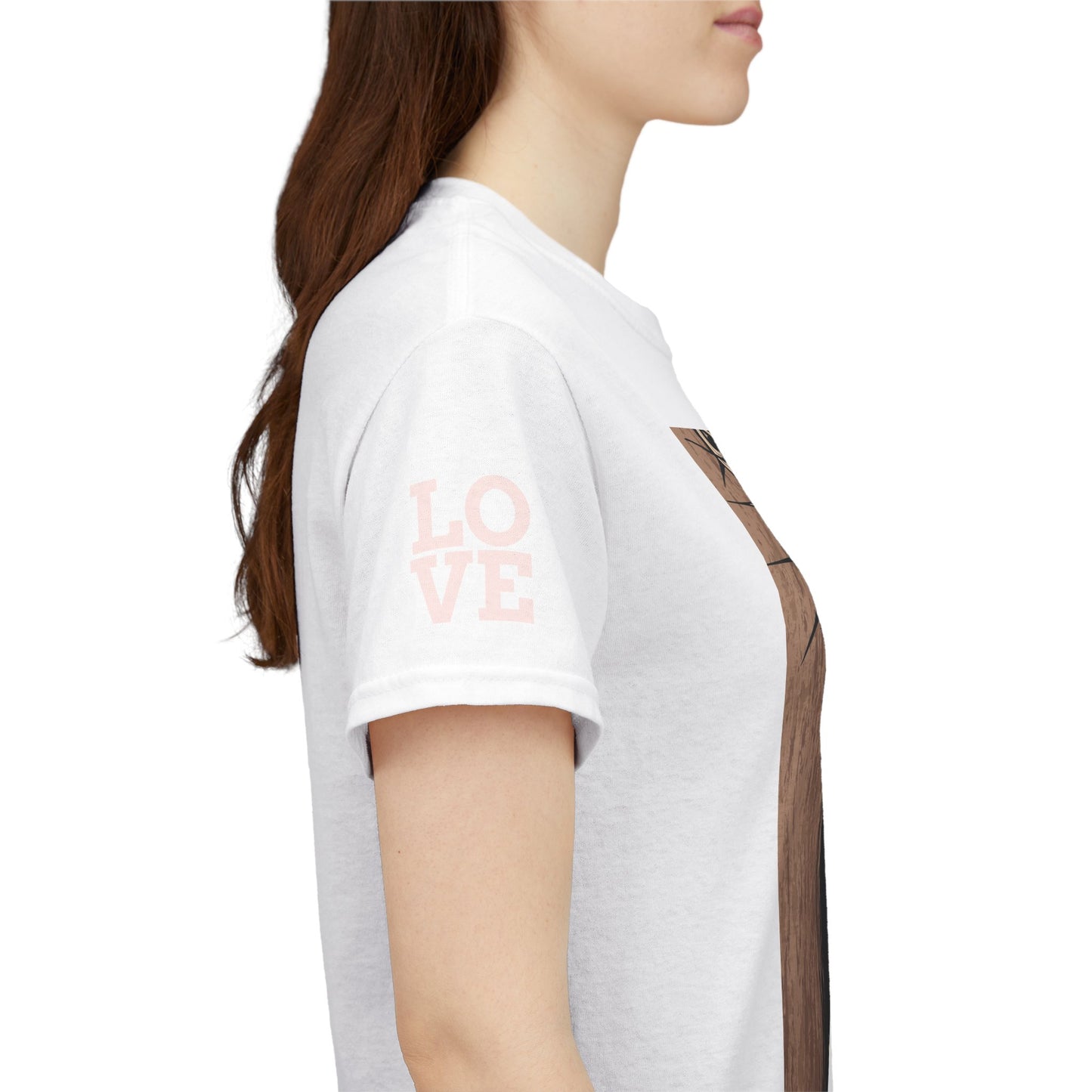 Christian Inspirational Tee, Unisex Heavy Cotton Shirt, Love and Truth Graphic T-Shirt, Faith-Based Apparel