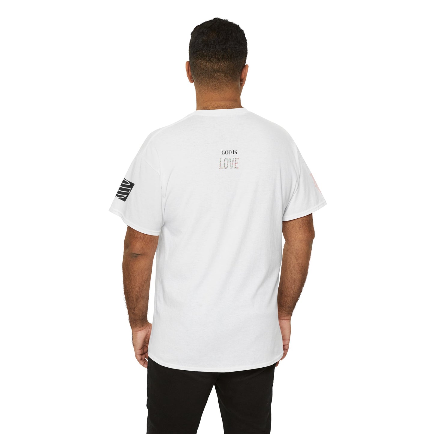 Christian Inspirational Tee, Unisex Heavy Cotton Shirt, Love and Truth Graphic T-Shirt, Faith-Based Apparel