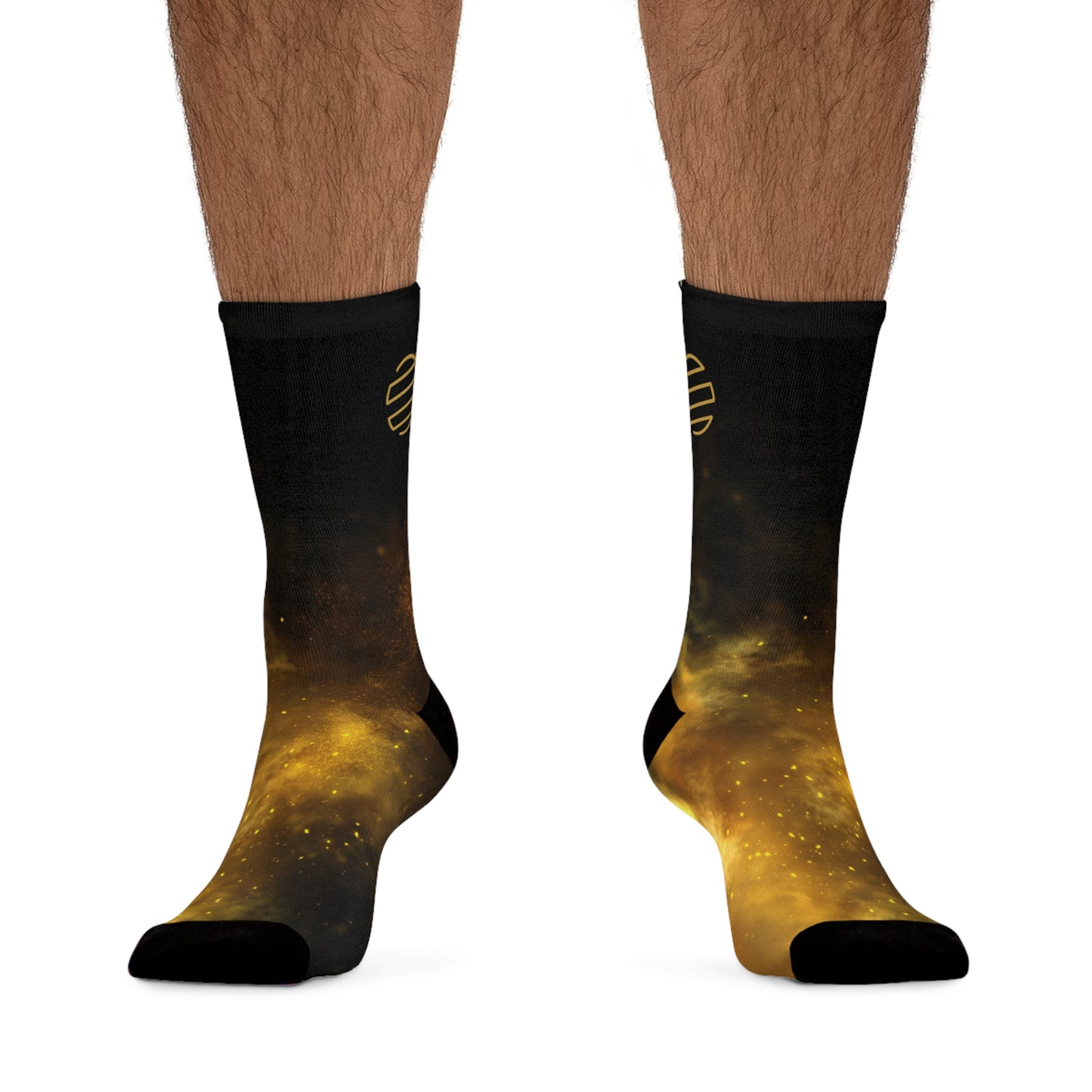 Cosmic Recycled Socks, Space-Themed Socks, Eco-Friendly Footwear, Unique Gift for Astronomers, Stylish Casual Wear