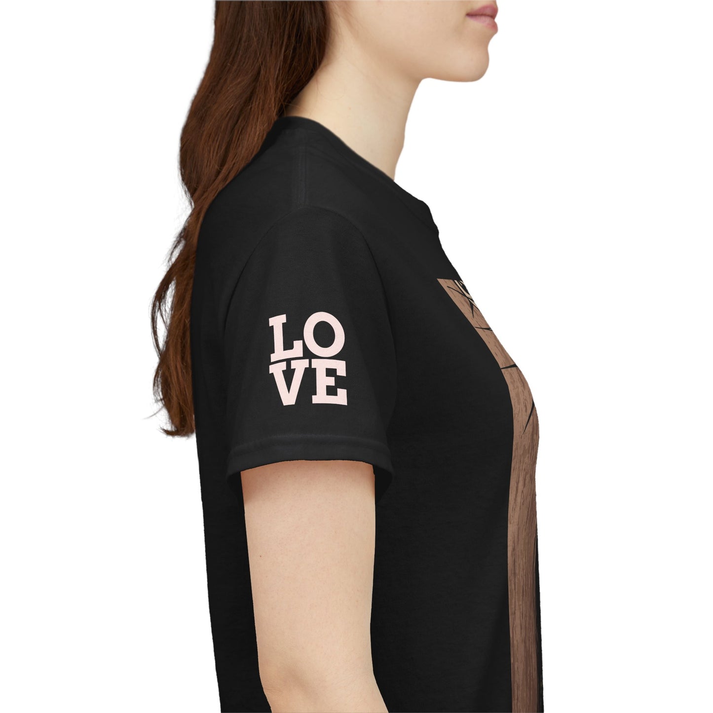 Christian Inspirational Tee, Unisex Heavy Cotton Shirt, Love and Truth Graphic T-Shirt, Faith-Based Apparel