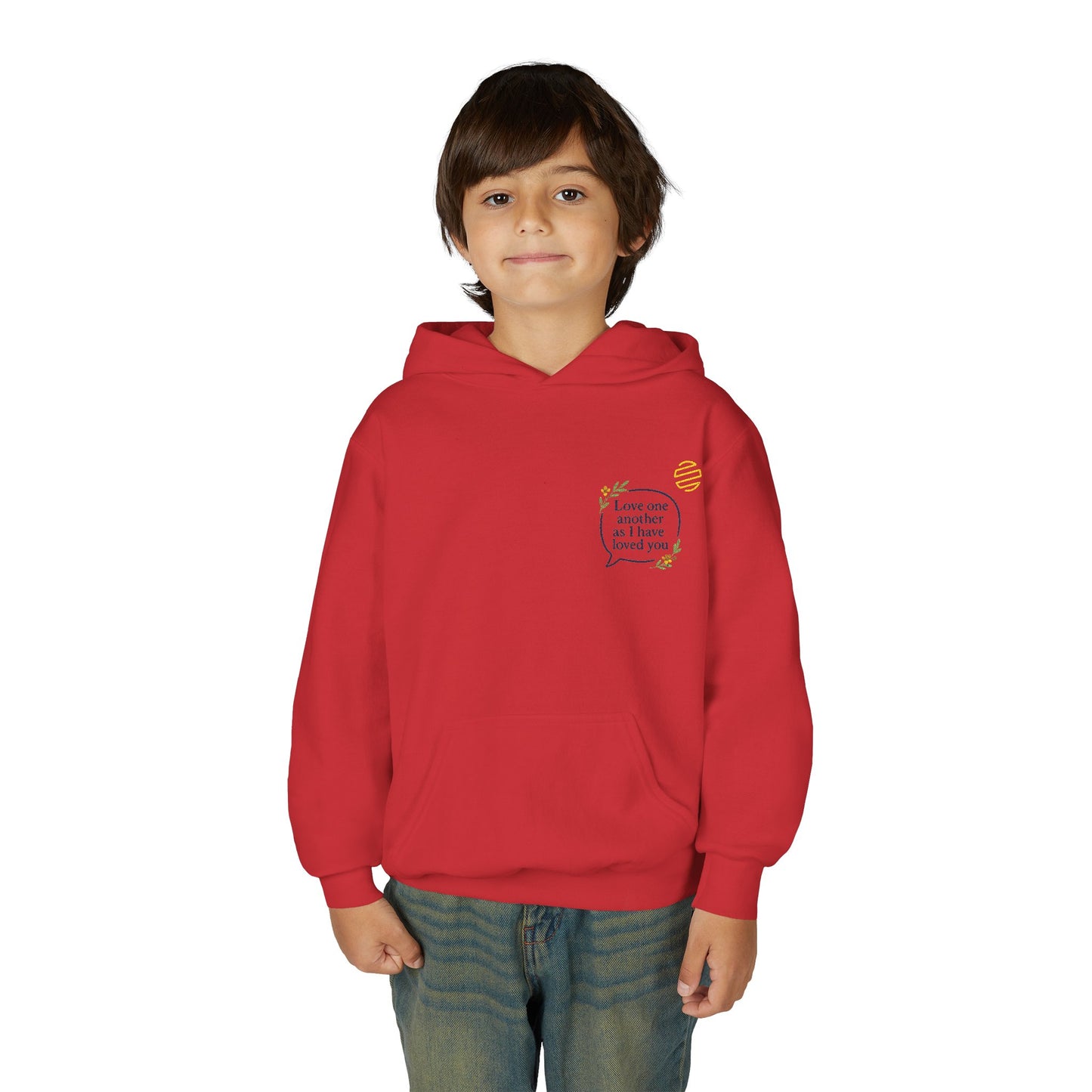 Youth Inspirational Love Quote Cozy Hoodie - Teens