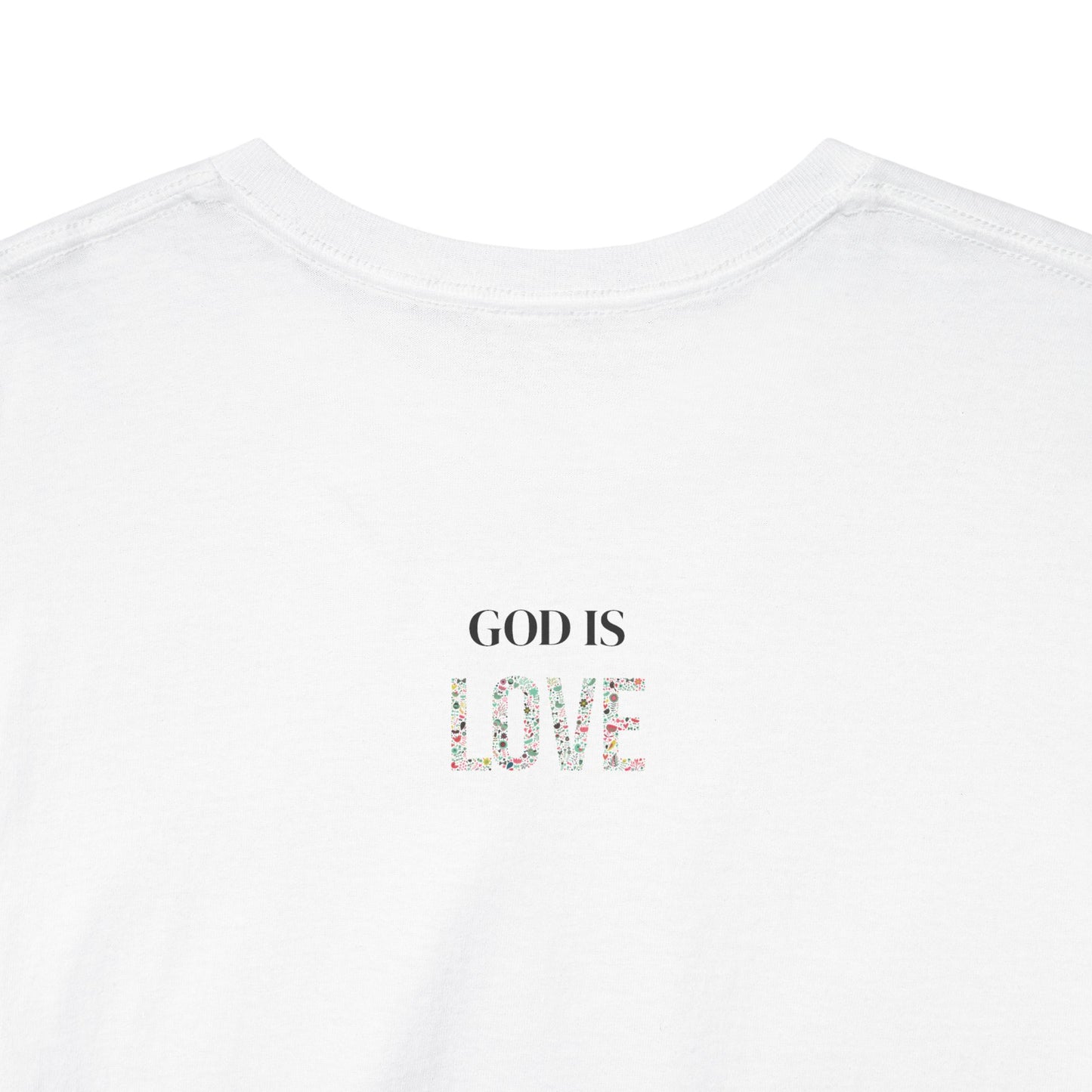 Christian Inspirational Tee, Unisex Heavy Cotton Shirt, Love and Truth Graphic T-Shirt, Faith-Based Apparel