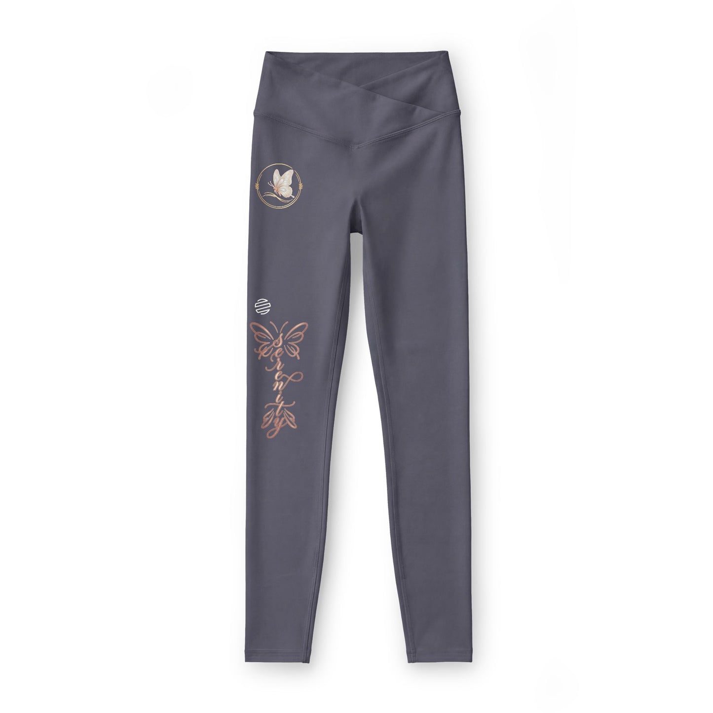 Leggings — Rose Gold Butterfly & Dove Yoga Leggings