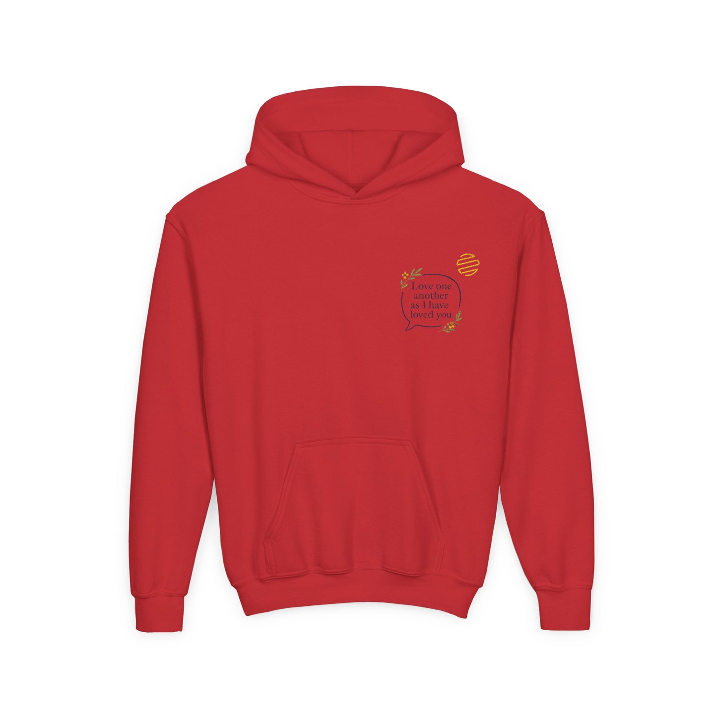 Youth Inspirational Love Quote Cozy Hoodie - Teens