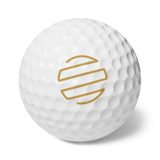 Original Era Gold Golf Balls, 6pcs