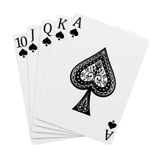 Elegant Poker Playing Cards Set for Gamers, Casino Night, Gift for Card Enthusiasts, Blackjack, Poker Night, Card Games