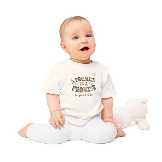 Baby T-Shirt — "A Promise Is A Promise" Vintage Logo Infant Tee