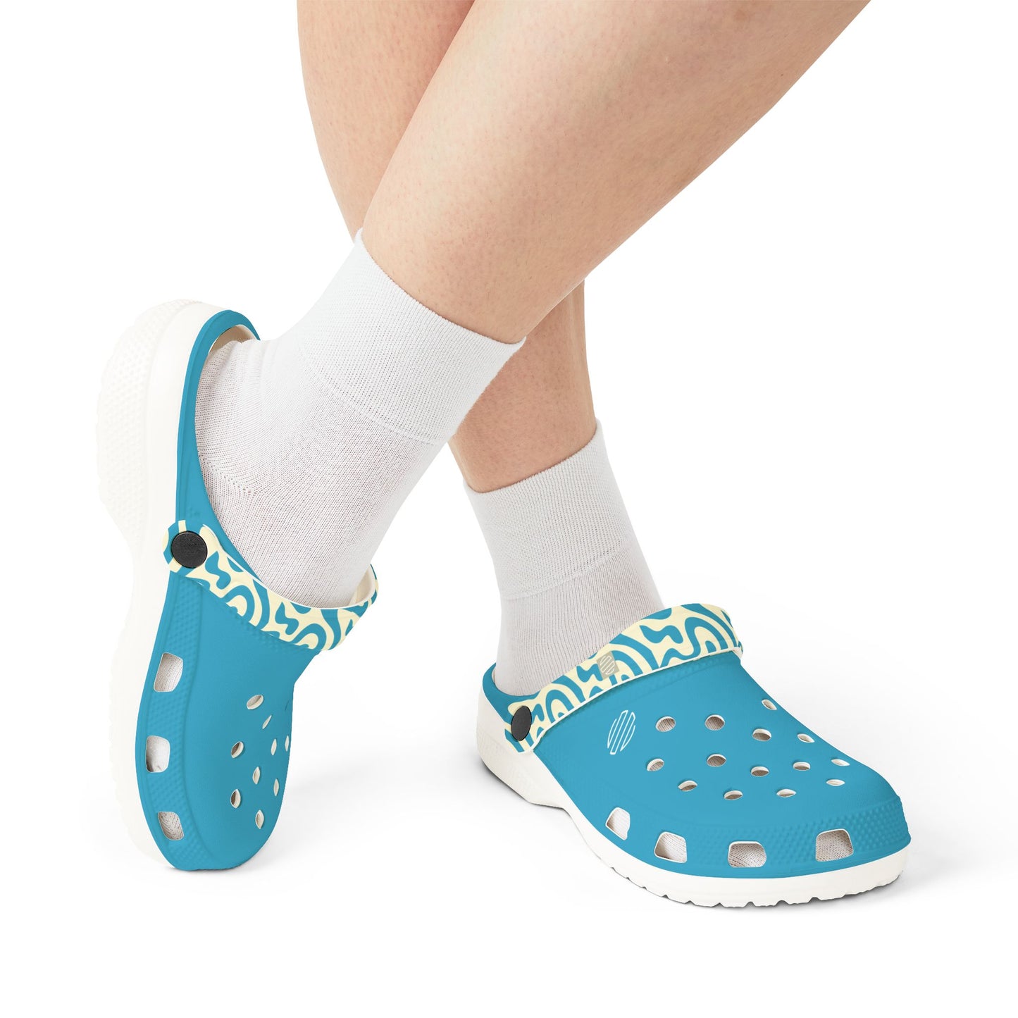 Blue EVA Foam Clogs — Lightweight Waterproof Garden & Beach Shoes