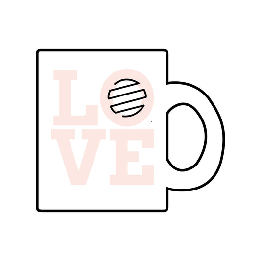 Clear Love Glass Mug