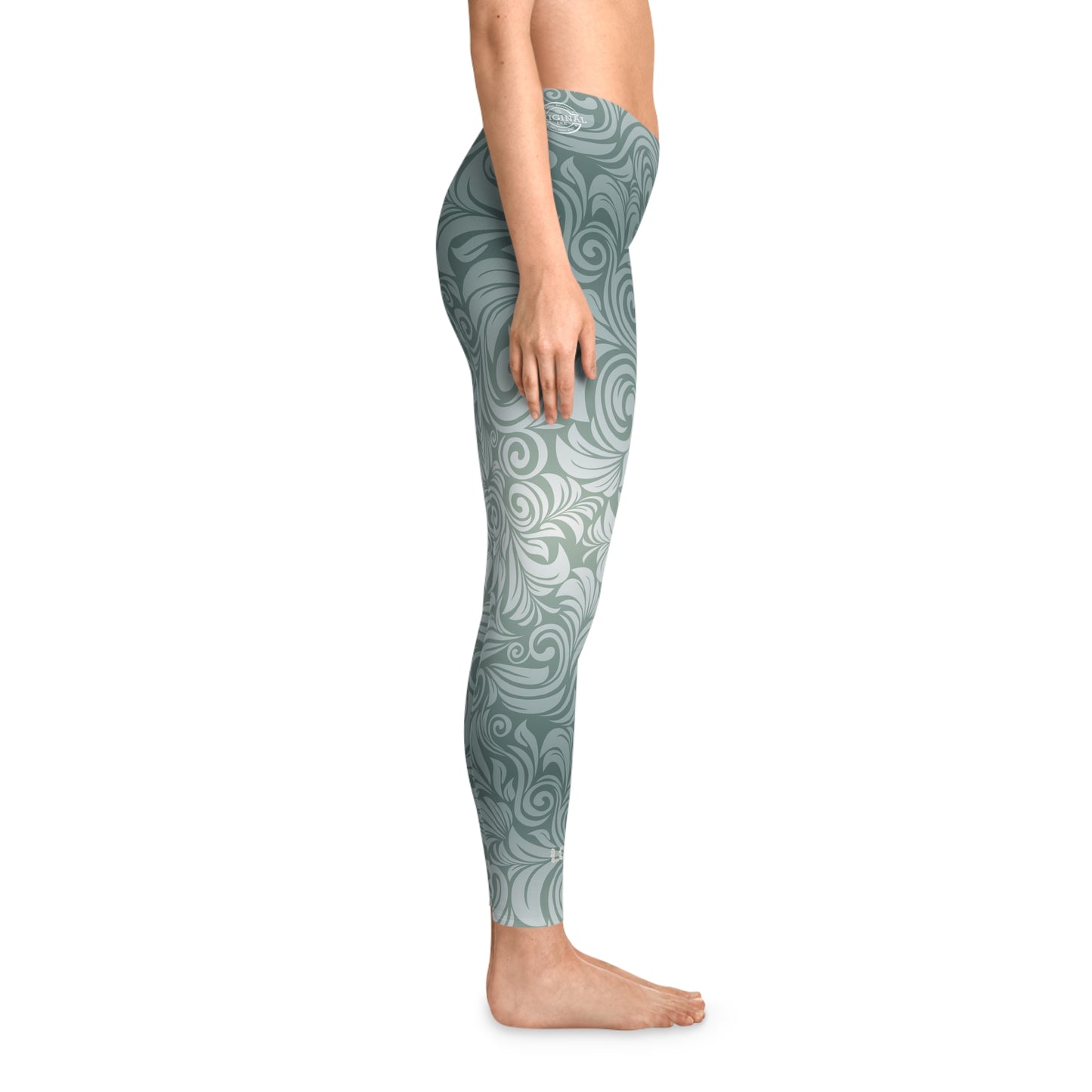 Floral Swirl Stretchy Leggings