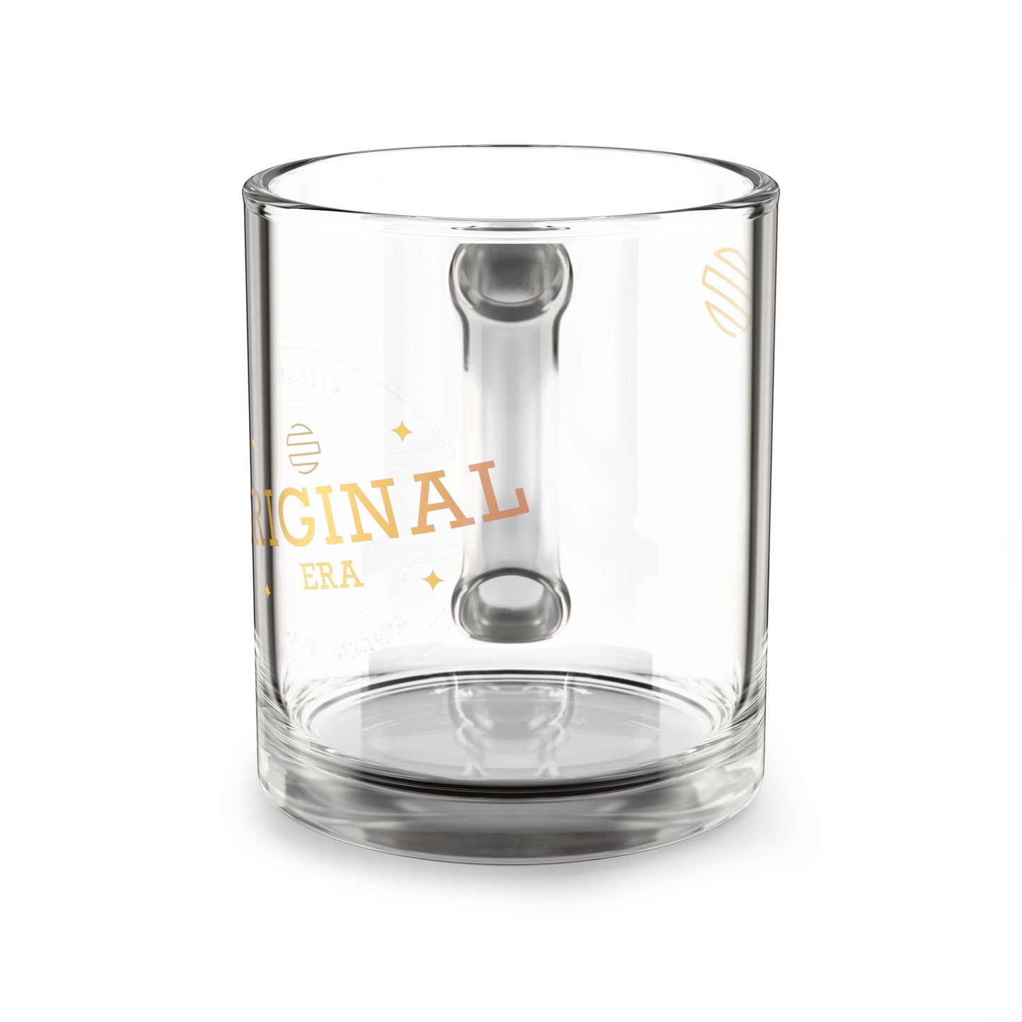 Glass Mug, 10oz with Original Era