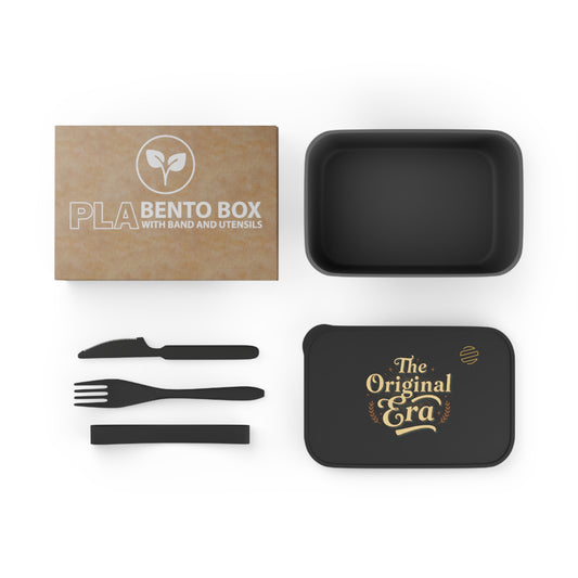 Bento Box — "The Original Era" Reusable PLA Lunchbox with Band & Utensils