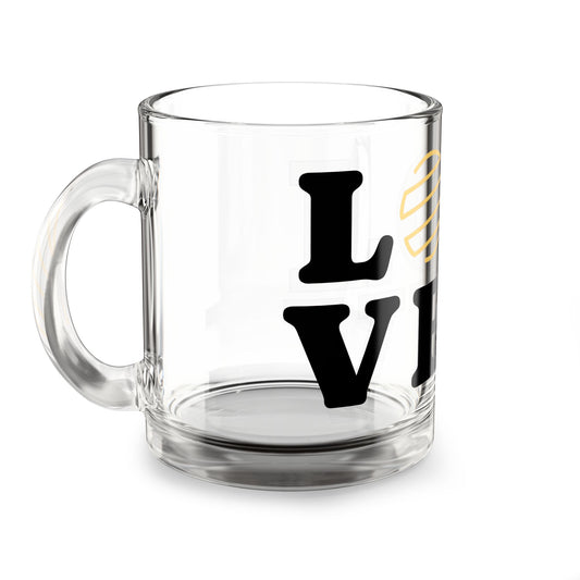 Love Vibes Glass Mug - 10oz,