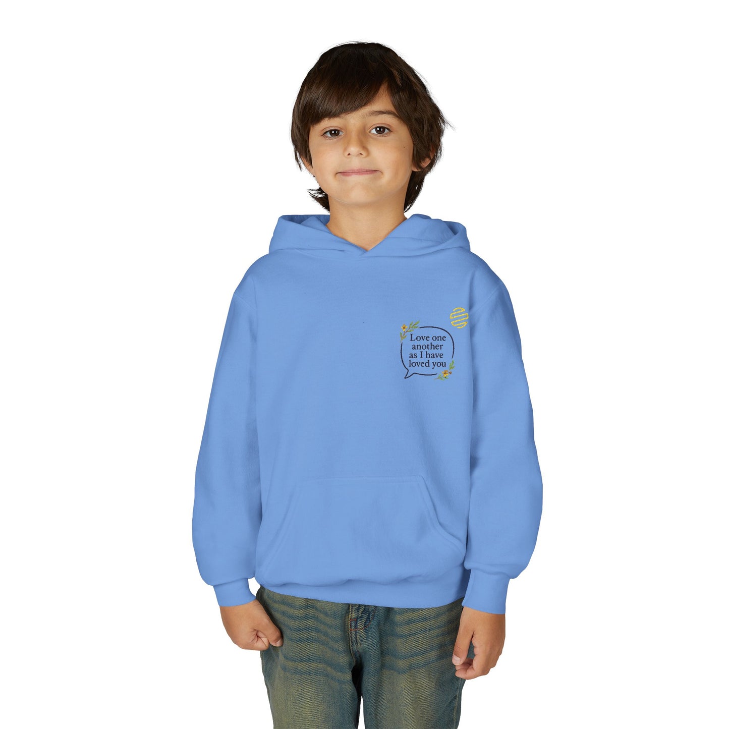Youth Inspirational Love Quote Cozy Hoodie - Teens