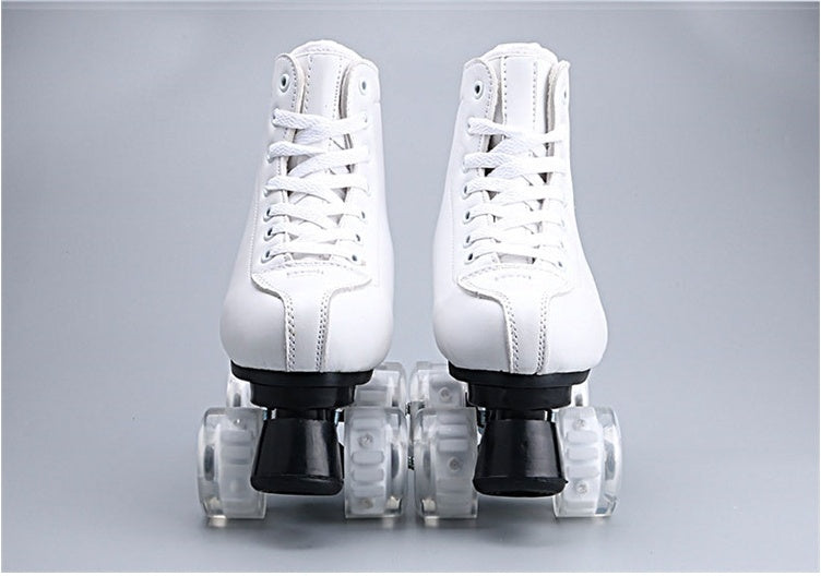 LED Sneaker Quad Roller Skates