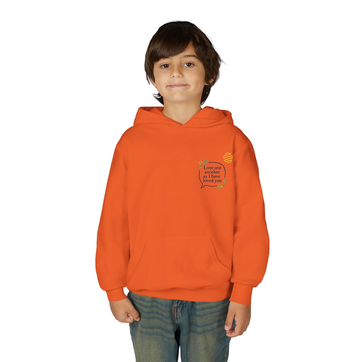 Youth Inspirational Love Quote Cozy Hoodie - Teens