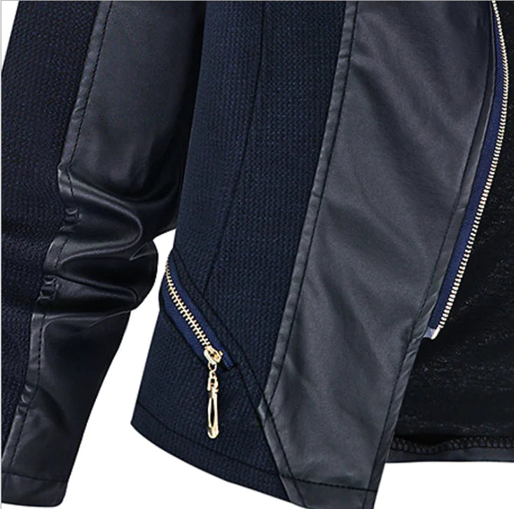 Chic Short Leather Jacket