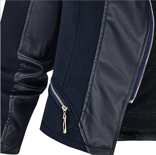 Chic Short Leather Jacket