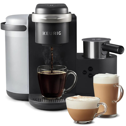 Keurig K-Cafe K-Duo Single Serve Coffee Latte and Cappuccino Maker Dark Charcoal