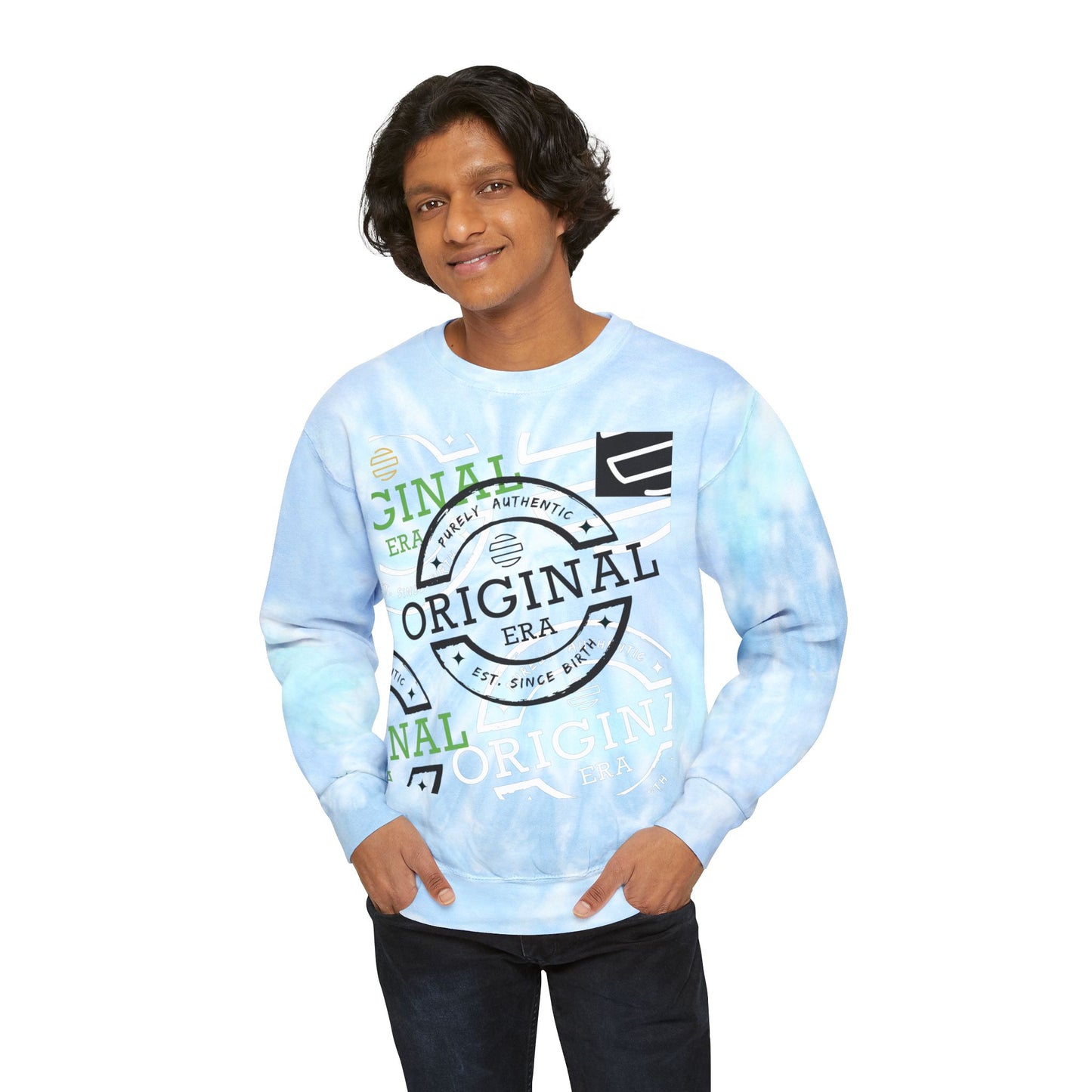 Original Era Collage Unisex Tie-Dye Sweatshirt
