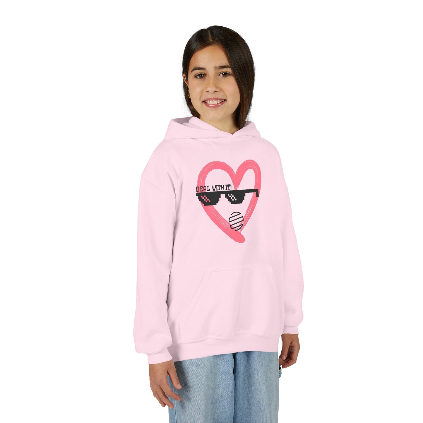 Youth Hoodie with Heart & Original Era Design