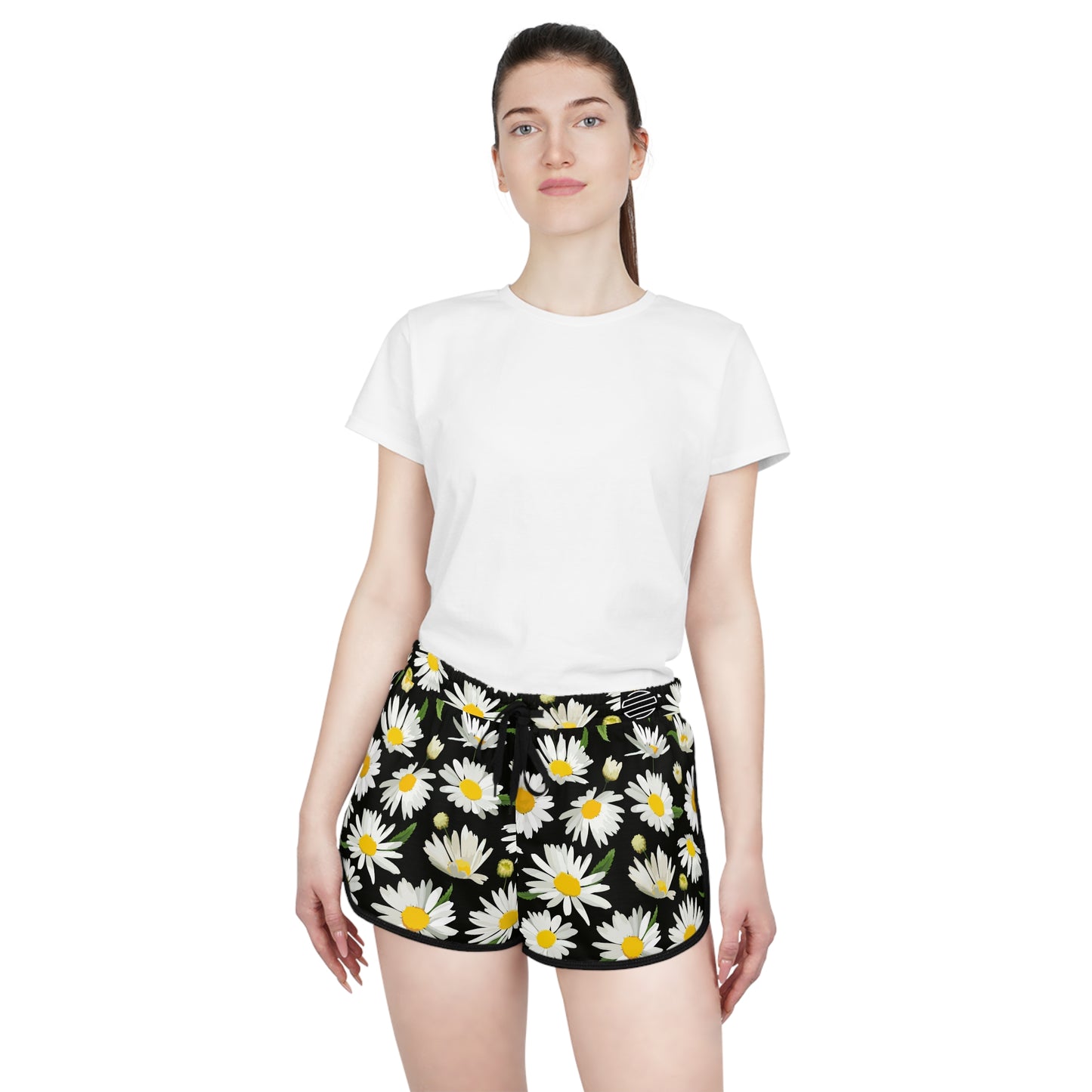 Daisy Relaxed Shorts — Women's Floral Lounge & Beach Shorts
