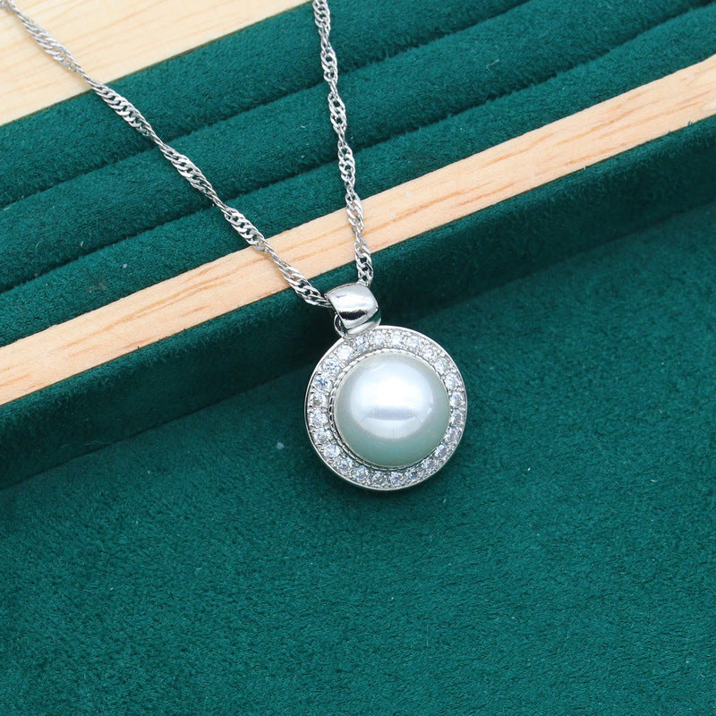 Women's Jewelry Set with Zirconia - Ring, Necklace, Earrings, Bracelet