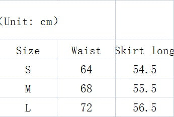 Women's High Waist Plaid Skirt