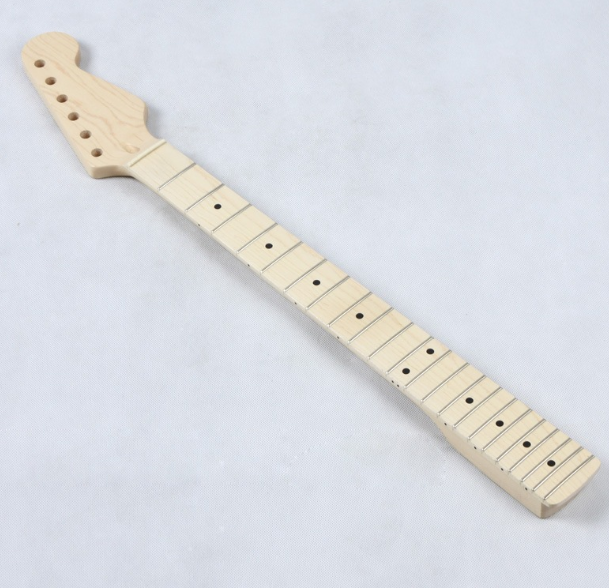 ST Electric Guitar Neck in Matte Natural Wood Finish