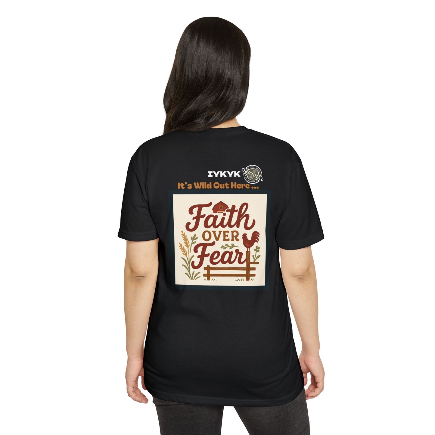 Faith Over Fear Vintage Cow T-Shirt