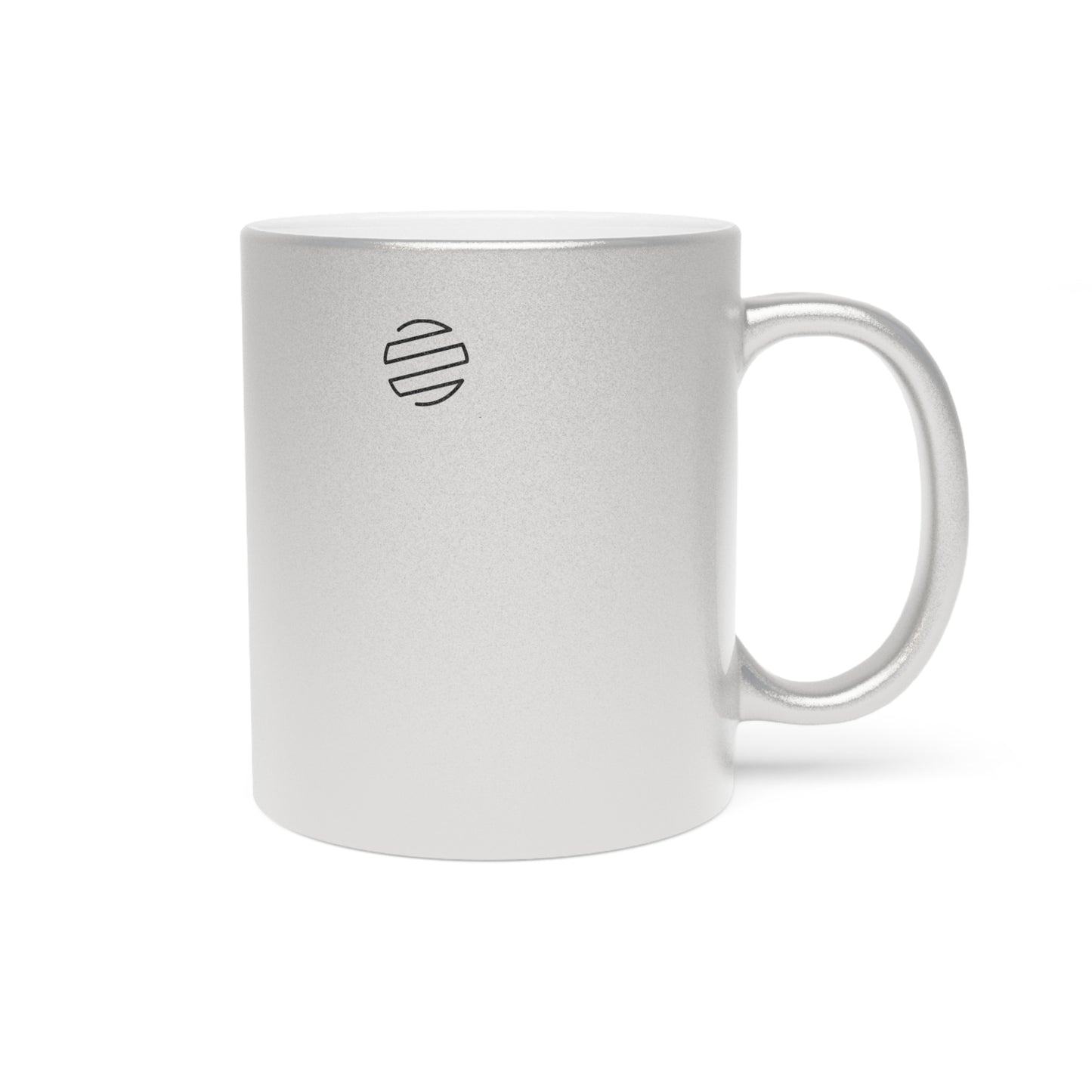 Elegant Metallic Mug | Silver & Gold Tree Design