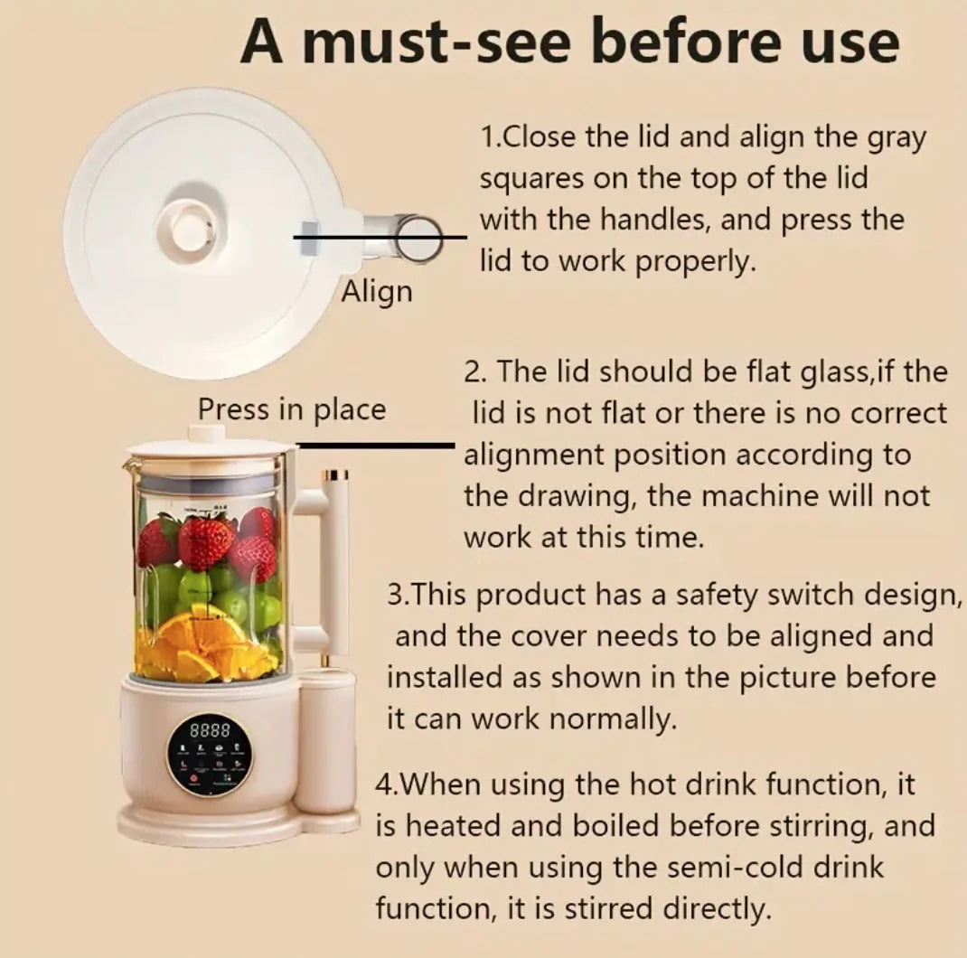 Multi-Function Soy Milk Maker