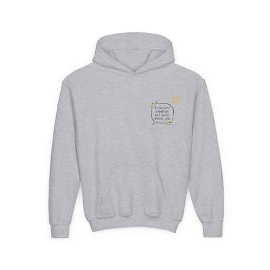 Youth Inspirational Love Quote Cozy Hoodie - Teens