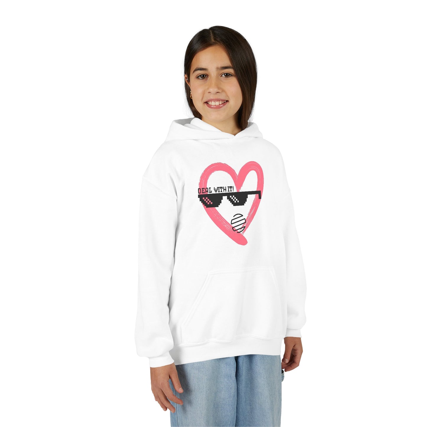 Youth Hoodie with Heart & Original Era Design