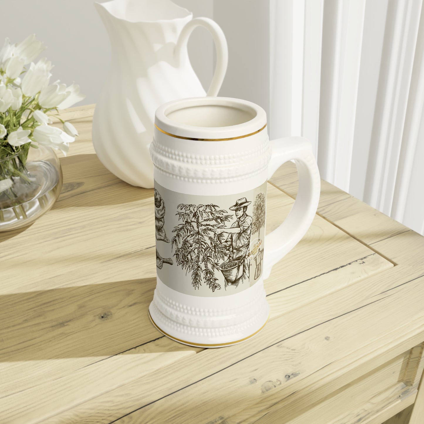 Artisanal Coffee Stein Mug
