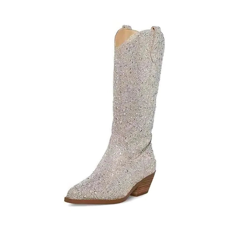 Women's Rhinestone Glam Cowboy Boots