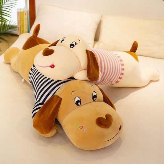 Snuggle Buddies Dog Plush Pillow