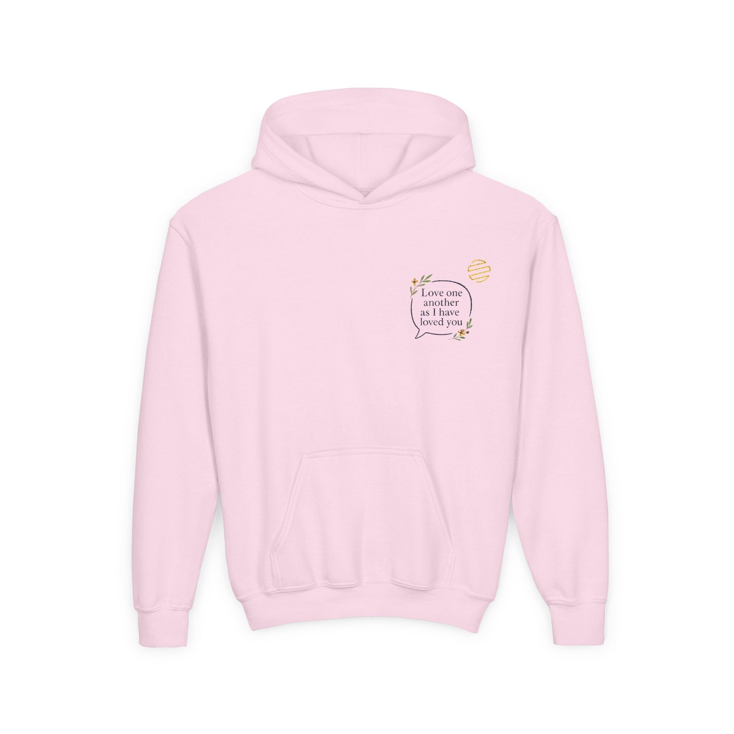 Youth Inspirational Love Quote Cozy Hoodie - Teens