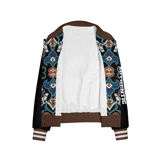 ORIGINAL ERA "ROOTS" Women's Double Layered Bomber Sports Jacket-Techno Scuba Knit