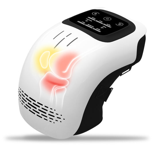 Intelligent Home Use Pain Relief | Electric Kneading and Heating Infrared Laser Vibration Knee Massager - Rechargeable