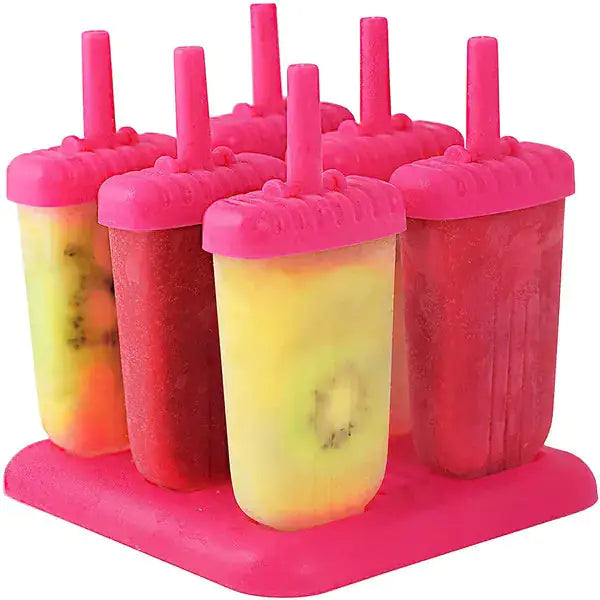 DIY Reusable Popsicle Molds - 6Pcs