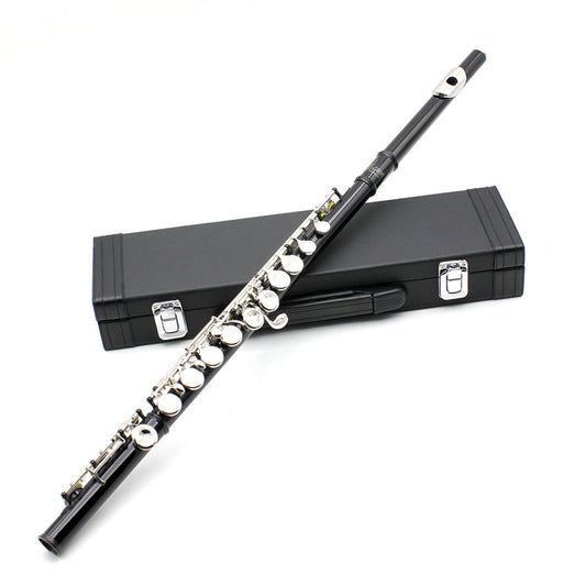Flute 16 Holes Flute C Key White Copper Tube Body Leather Box Suitable For Beginners Grading Performance