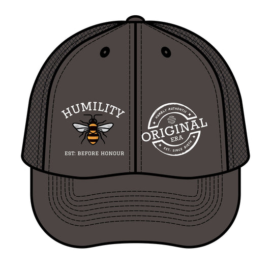 Vintage Bee Humility Trucker Hat | Cool Retro Cap, Gift for Nature Lovers, Outdoor Adventures, Trendy Fashion Accessories, Everyday Wear